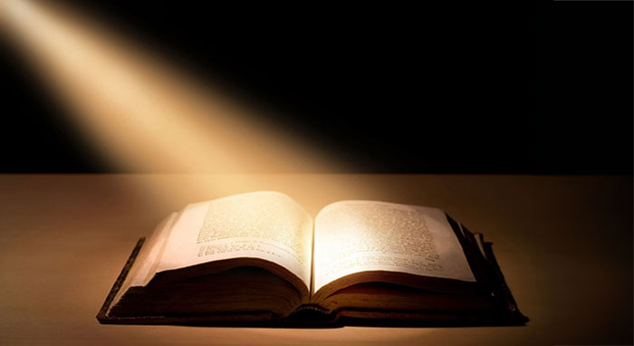 Light From an Open Bible